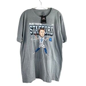 NWT NFL Gray Rams Matthew Stafford Cartoon Size XL #314